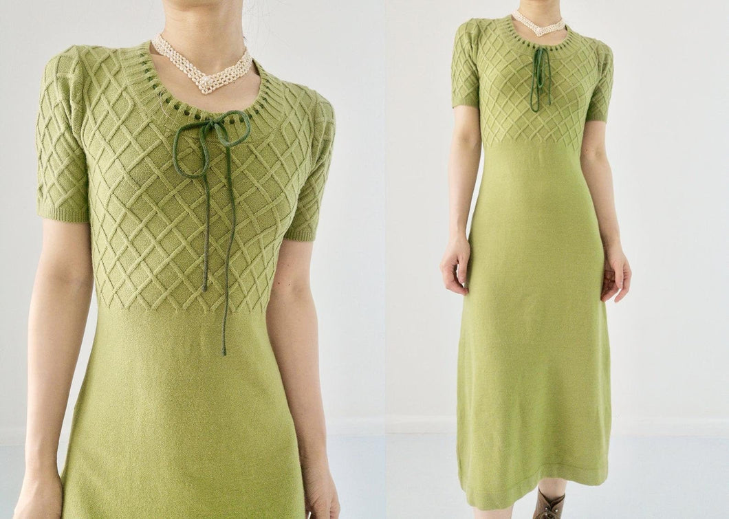 Vintage Grandma Knit Dress