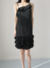 Load image into Gallery viewer, Vintage Black Silk Dress
