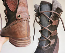 Load image into Gallery viewer, Vintage Brown Cowboy Hiking Boots
