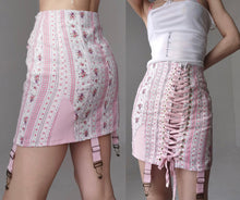 Load image into Gallery viewer, Vintage Bondage Corset Lingerie Cotton Skirt
