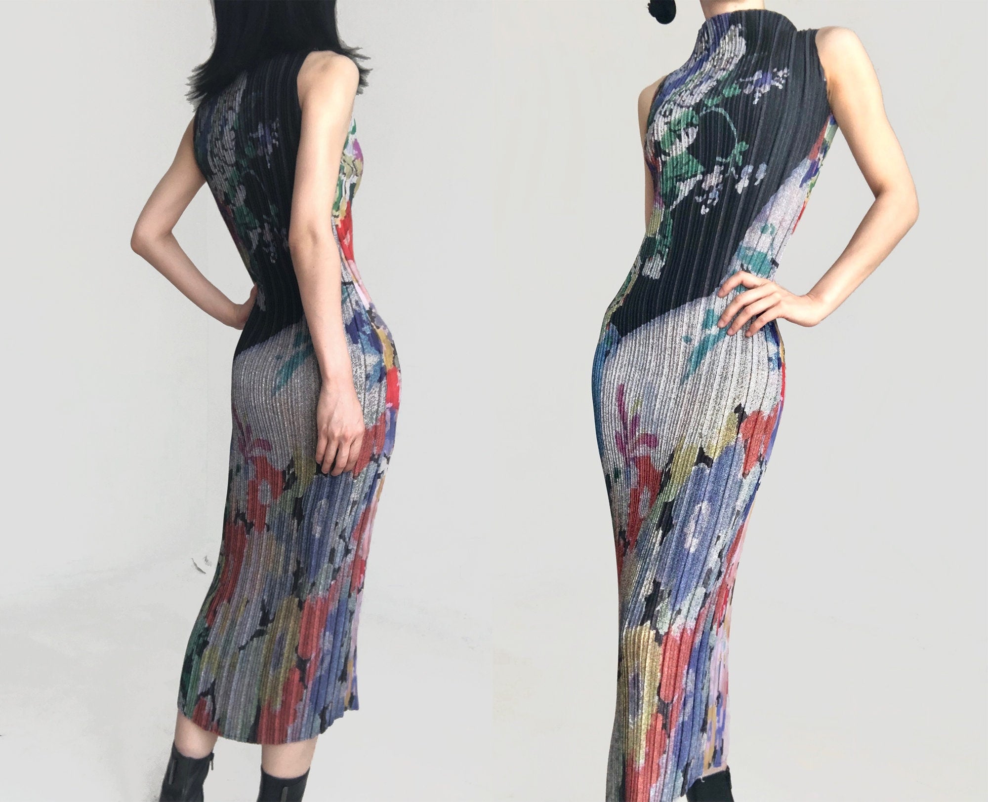 Vintage Issey Miyake Pleated dress Pleats Please – BOOPVINTAGE