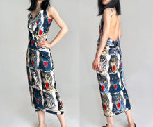 Load image into Gallery viewer, Vintage Tiger Print Wrap Dress
