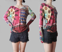 Load image into Gallery viewer, Vintage Ann Demeulemeester Cashmere Paisley Sweater Top
