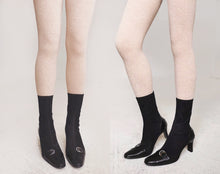 Load image into Gallery viewer, Vintage Chunky Ankle Boots Black
