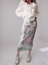 Load image into Gallery viewer, Vintage  Floral Skirt
