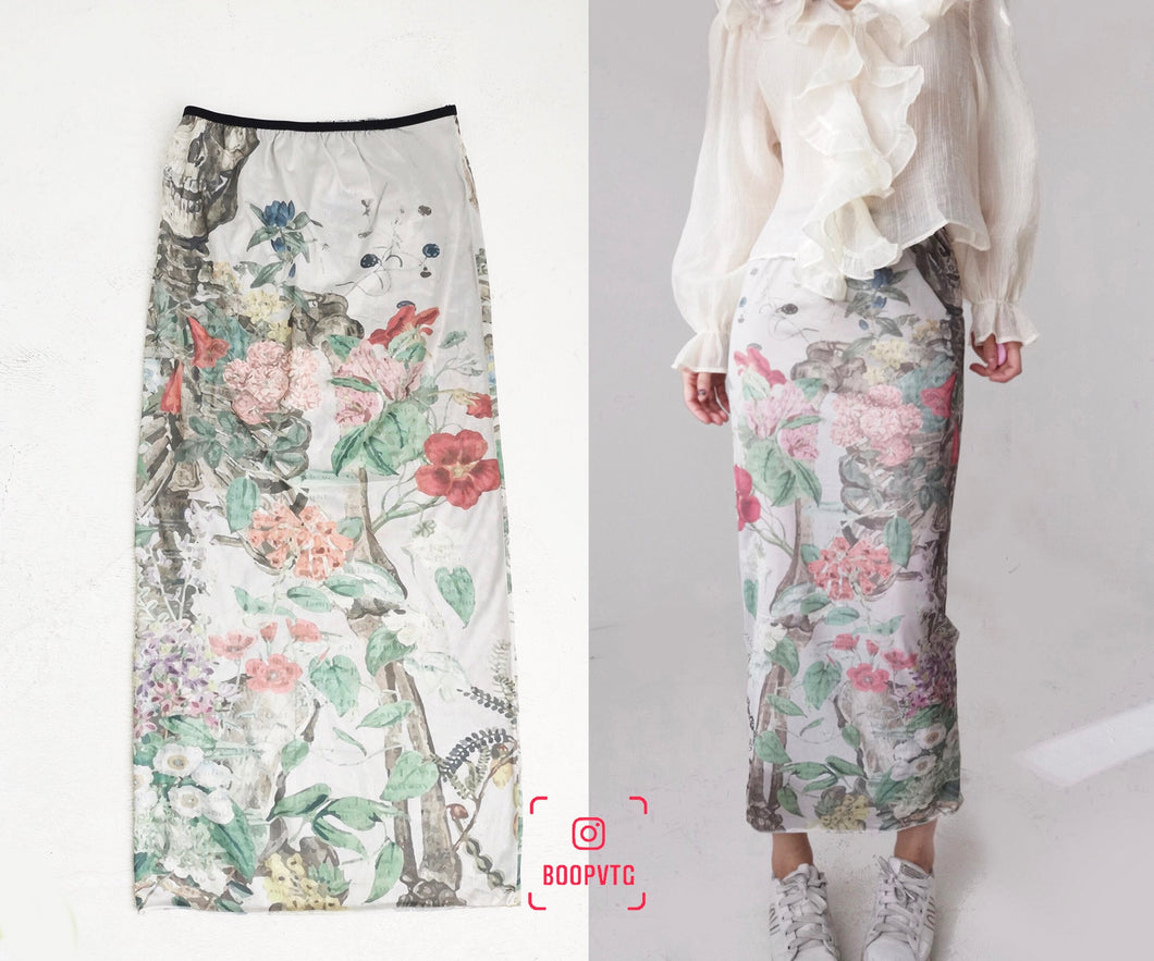 Vintage  Floral Skirt