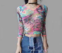 Load image into Gallery viewer, Vintage Pink Floral Top
